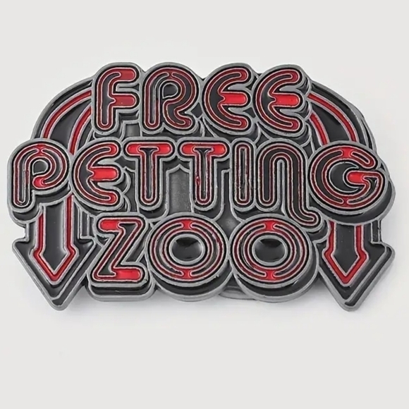 unbranded Other - New Men's Free petting zoo funny belt buckle
